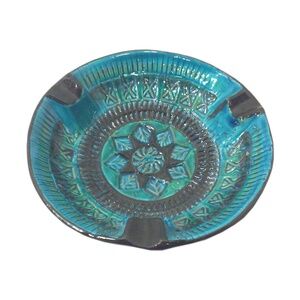 60s Bitossi Ceramic Ashtray Rimini Blue ItalyAshtray
